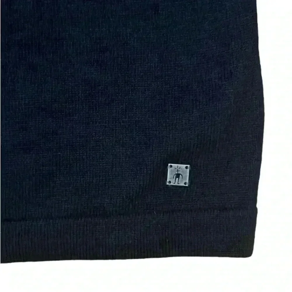 Smartwool 1/4 Zip Merino Wool Sweater Navy with Stripes Size X-Large​​